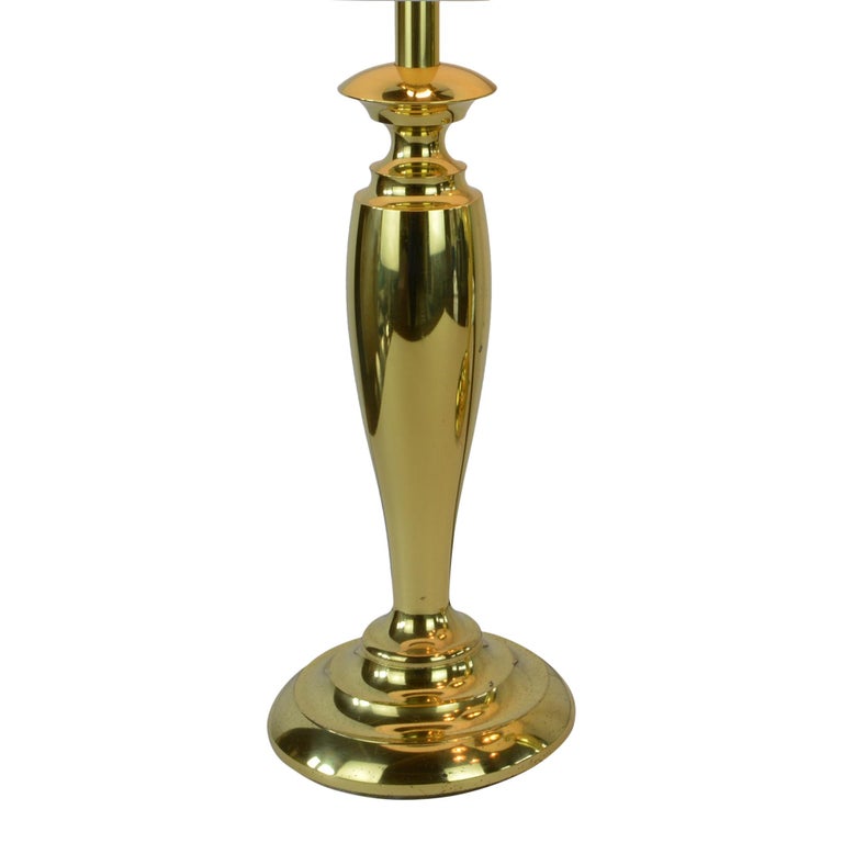 Pair of Brass Stiffel Mid-Century Modern Table Lamps with ...
