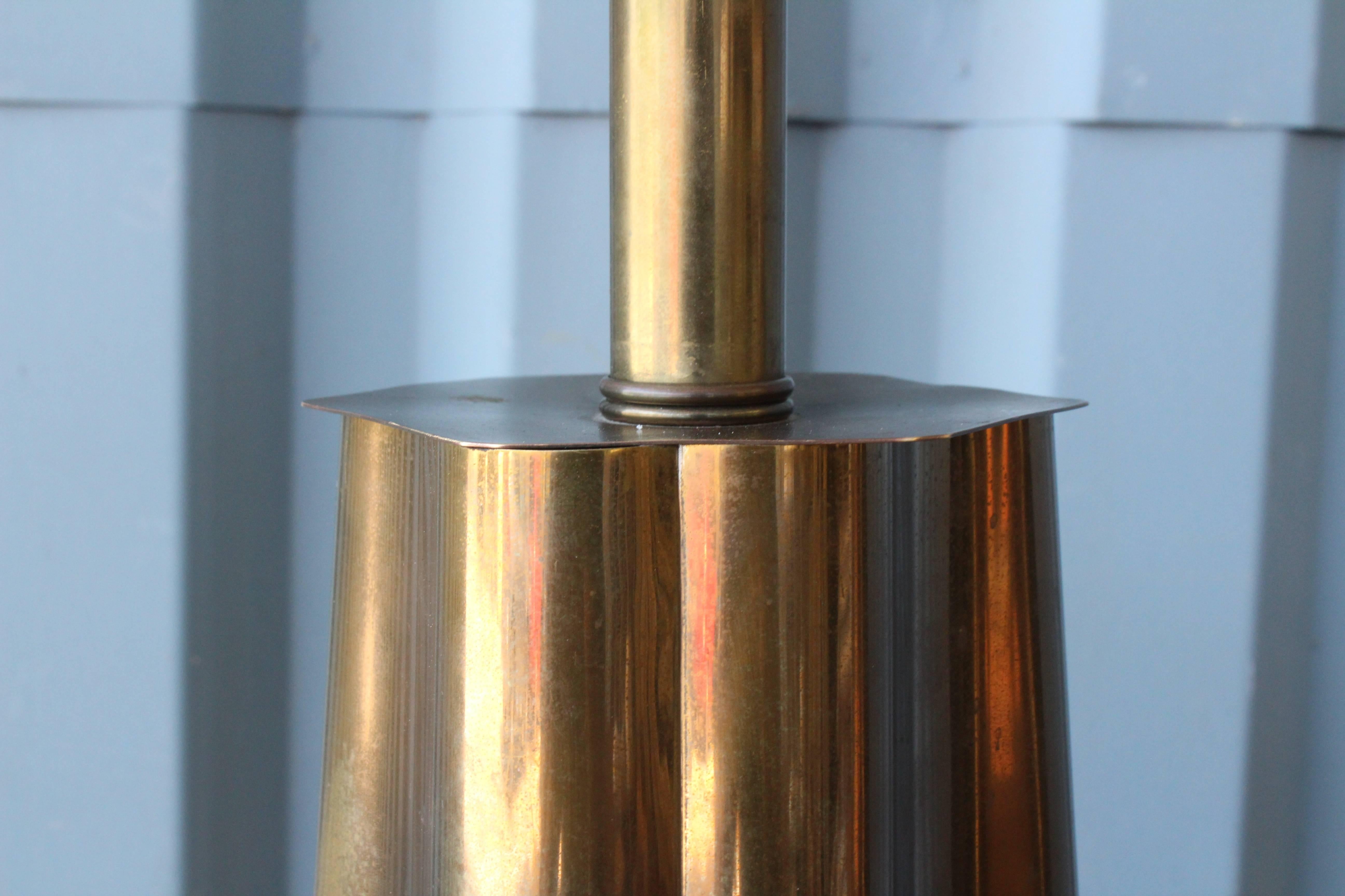Pair of Brass Table Lamps, 1970s 1