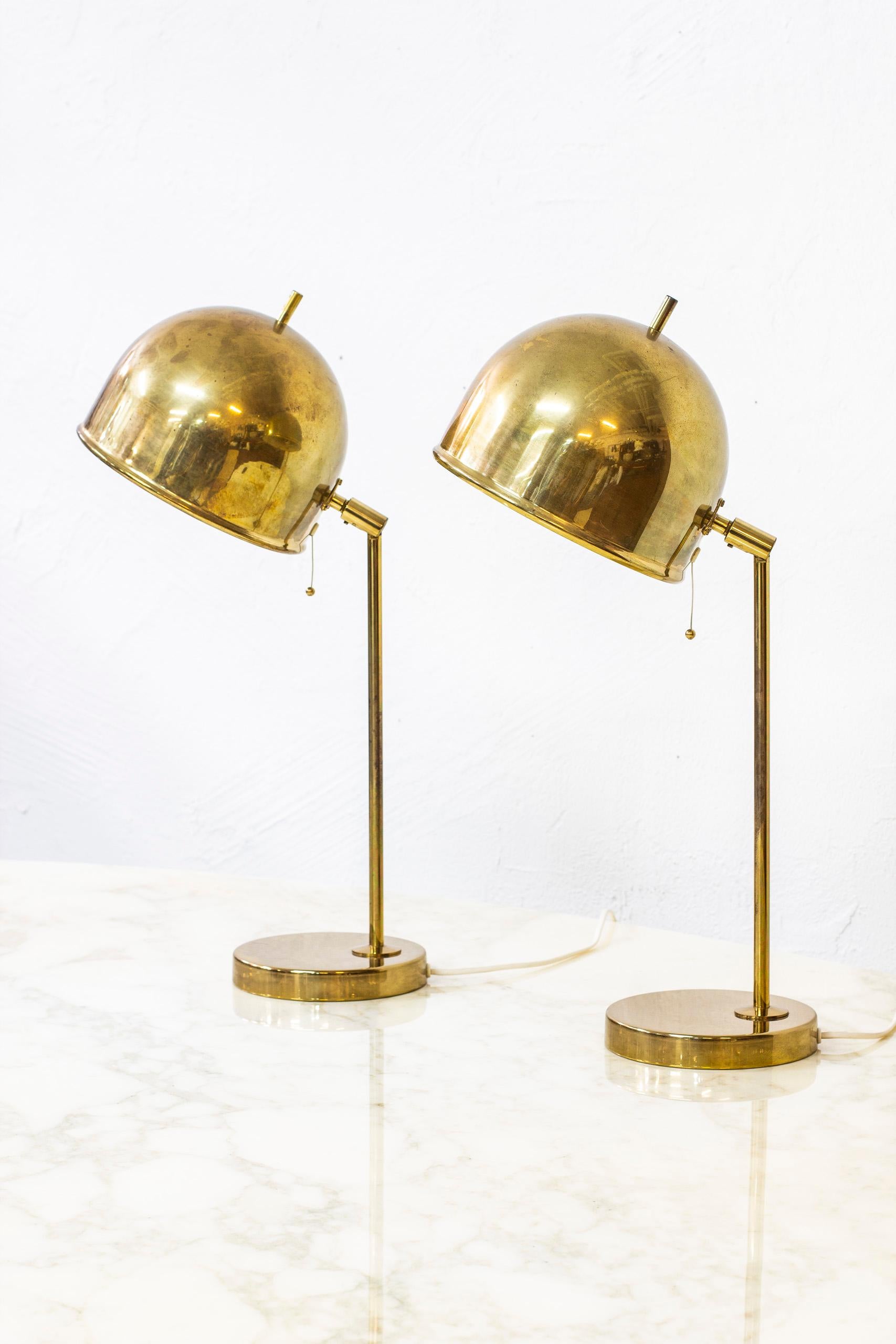 Pair of table lamps model 
