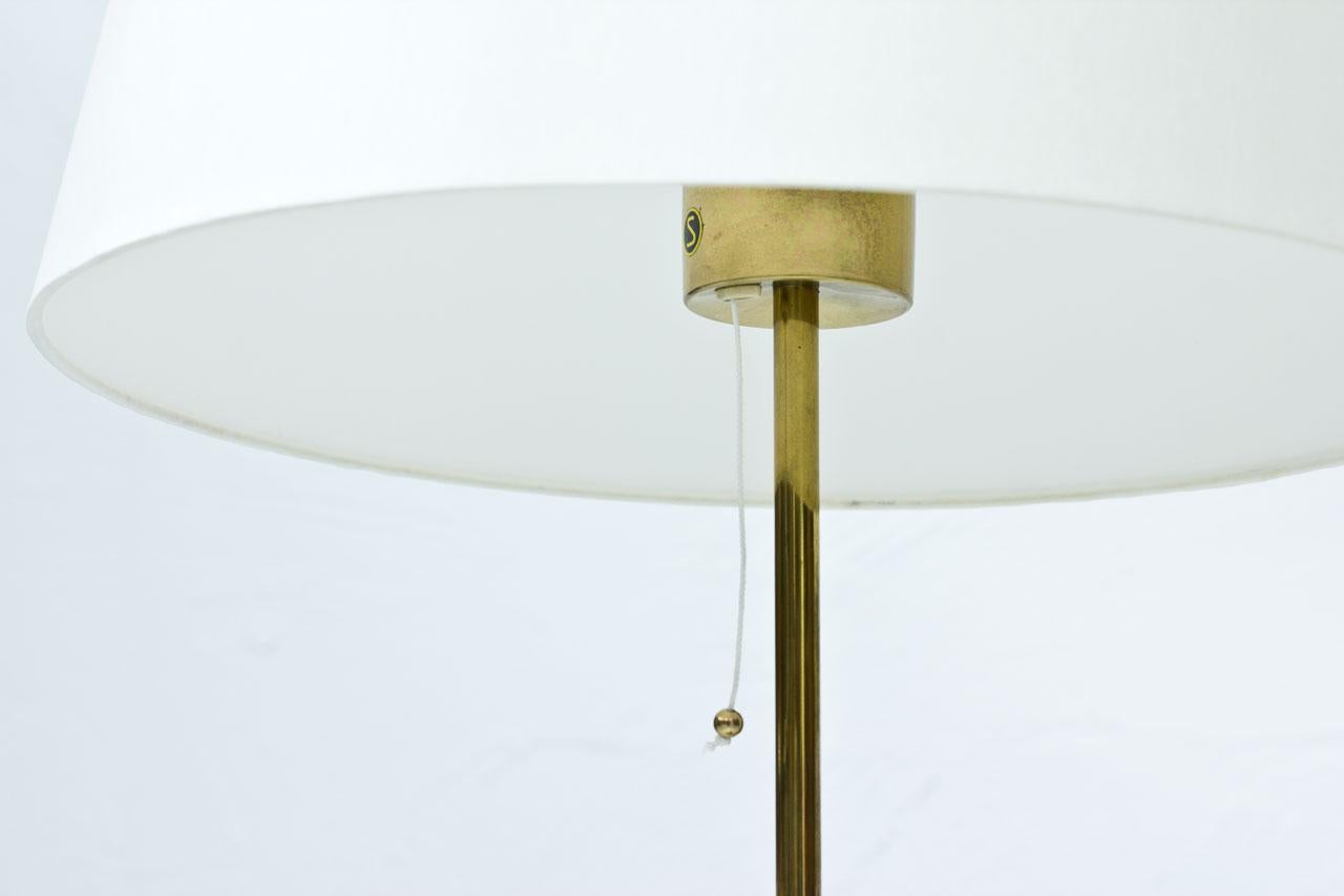 20th Century Pair of Brass Table Lamps by Bergboms, Sweden, 1960s