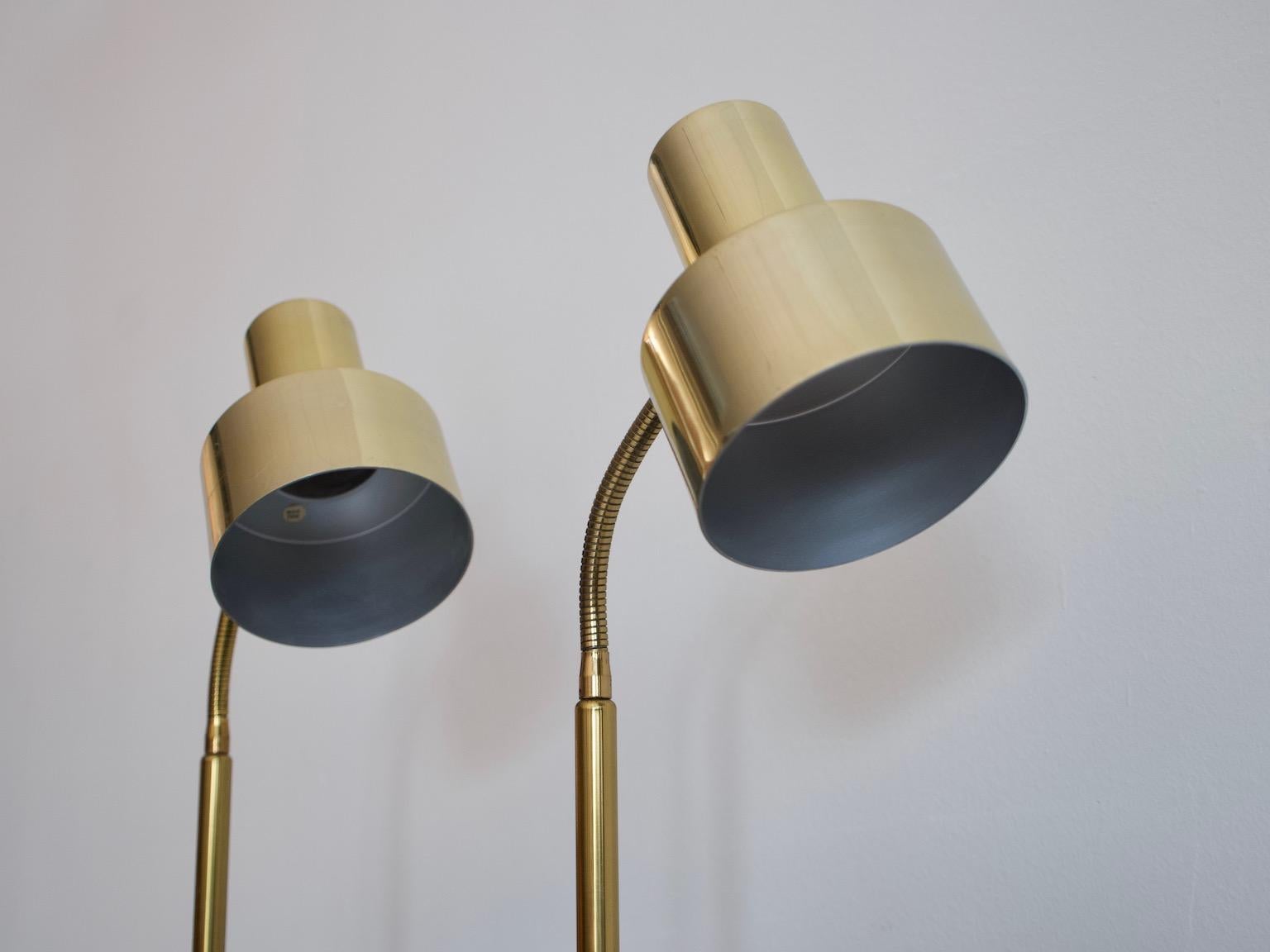 Pair of Brass Table Lamps by Borens 3