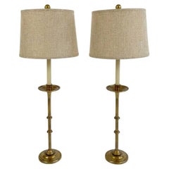 Pair of Brass Table Lamps by Chapman