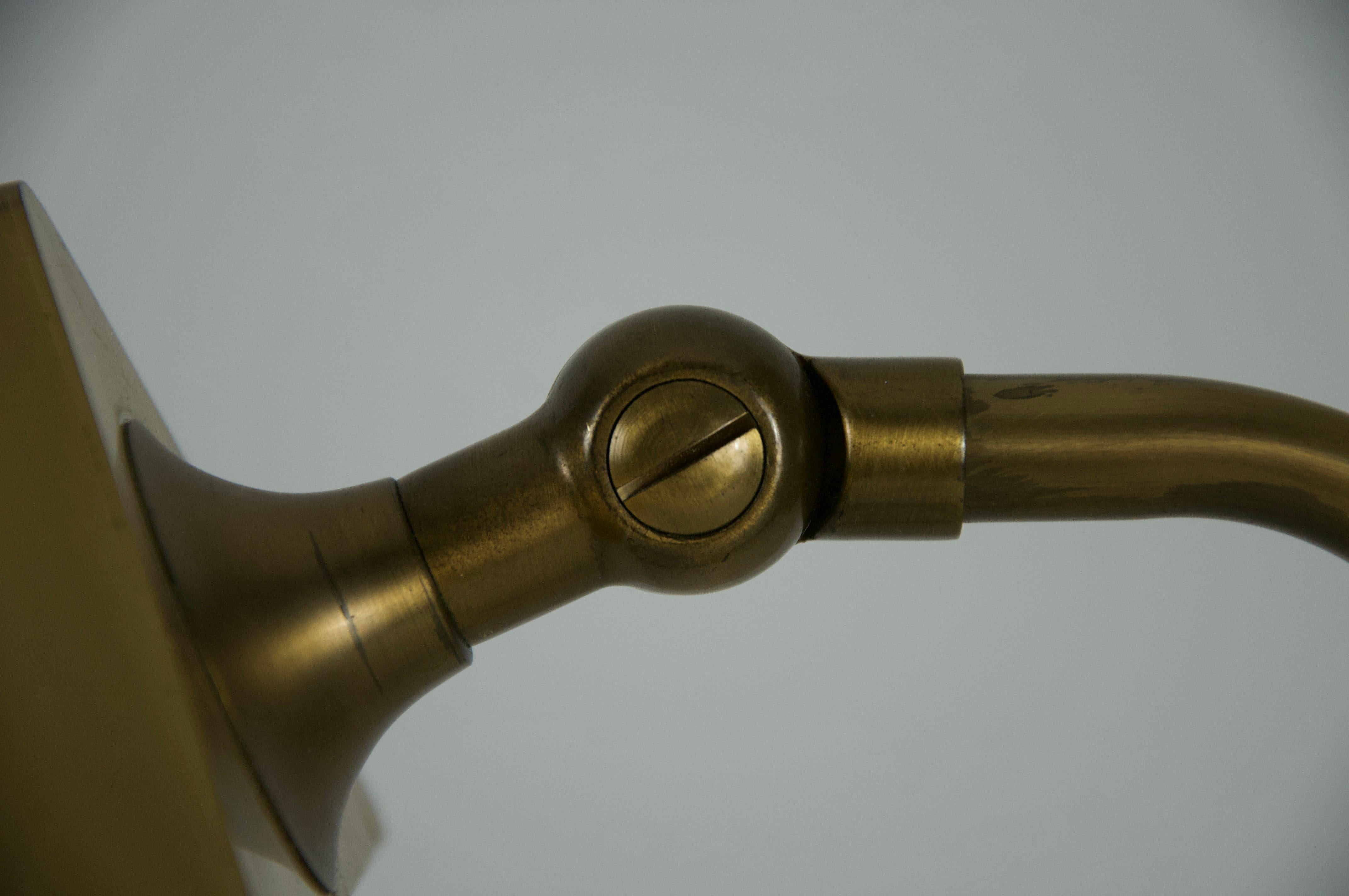 Coppia di lampade da tavolo in ottone di Florian Schulz, Germania, anni '70 in vendita 5