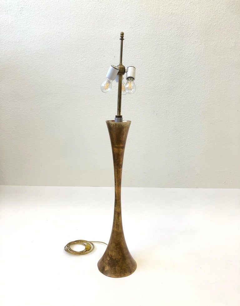 Pair of Brass Table Lamps by Stewart Ross James For Sale at 1stDibs