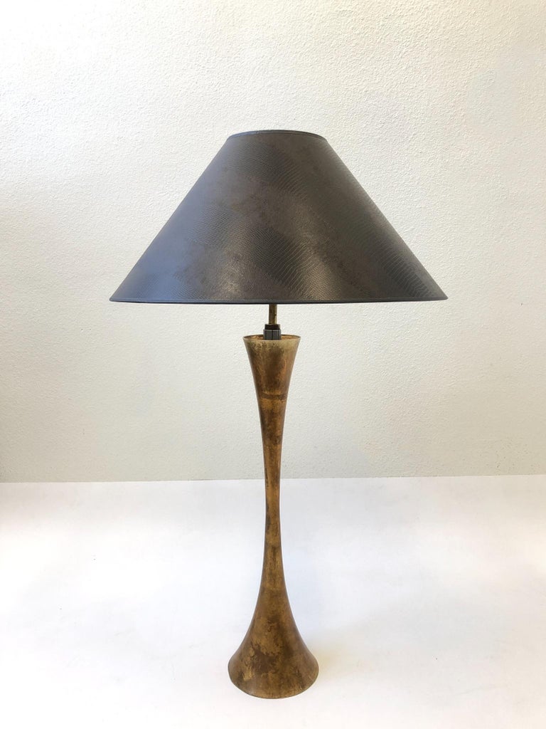 Pair of Brass Table Lamps by Stewart Ross James For Sale at 1stDibs