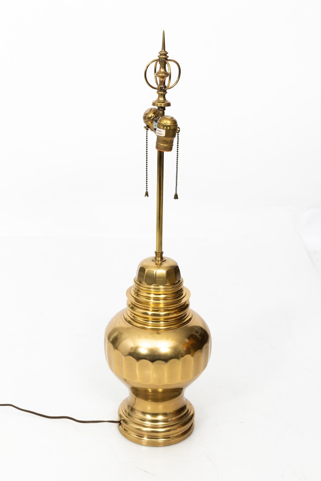 Pair of Brass Table Lamps 5