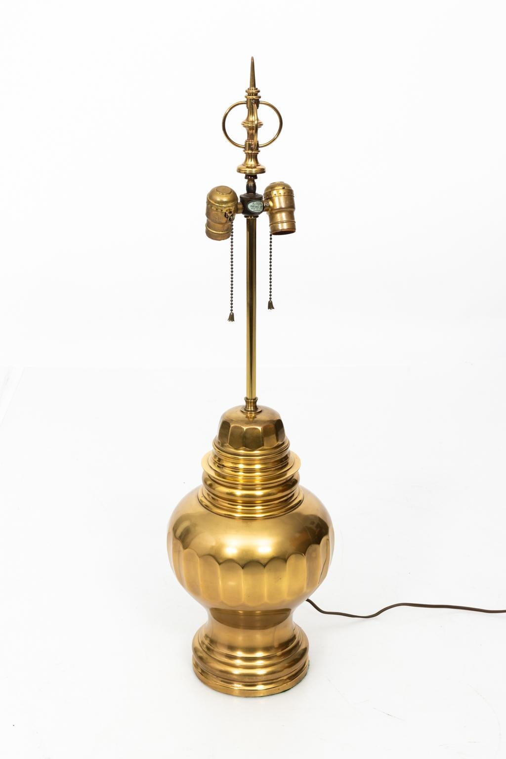 Pair of Brass Table Lamps 7
