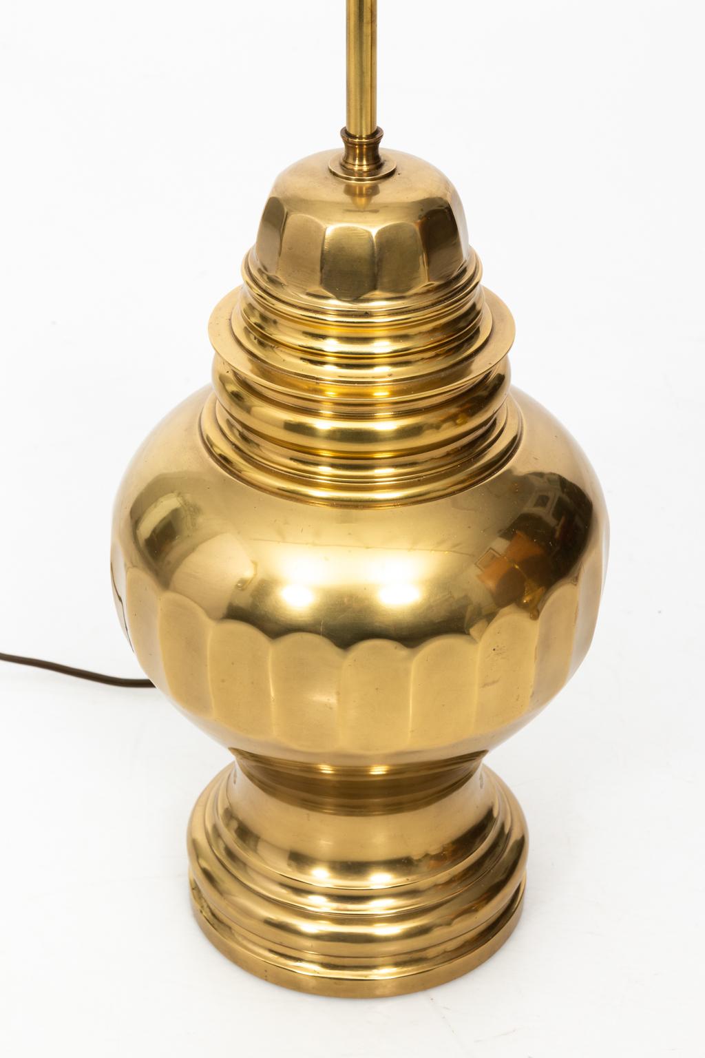 Pair of Brass Table Lamps 4