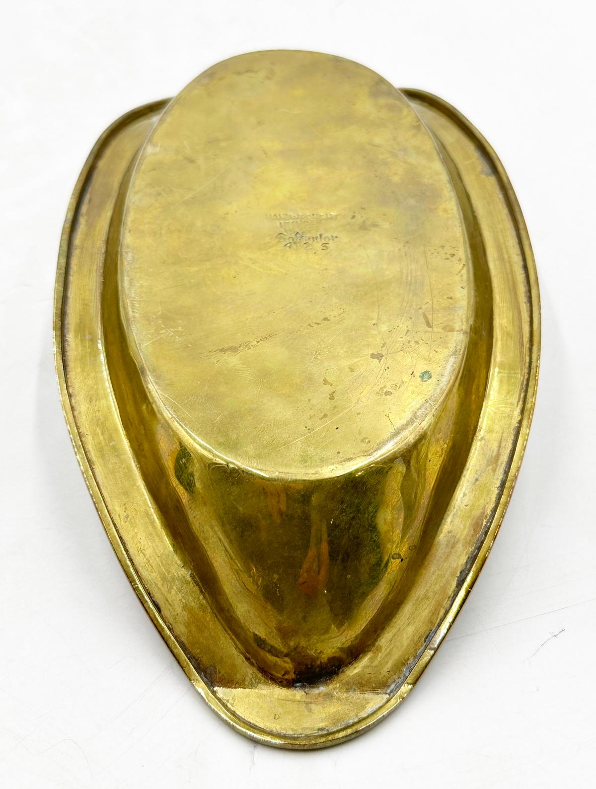 Pair of Brass & Tile Trays by Salvador Teran, Mexico 1960's 4