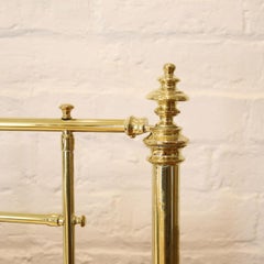 Pair of Brass Twin Antique Beds, MPS30