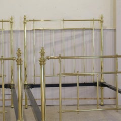 Pair of Brass Twin Antique Beds, MPS30
