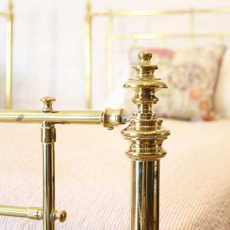 Pair of Brass Twin Antique Beds, MPS30 at 1stDibs