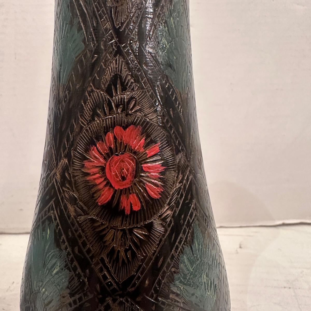 Pair of Brass Vases For Sale 2