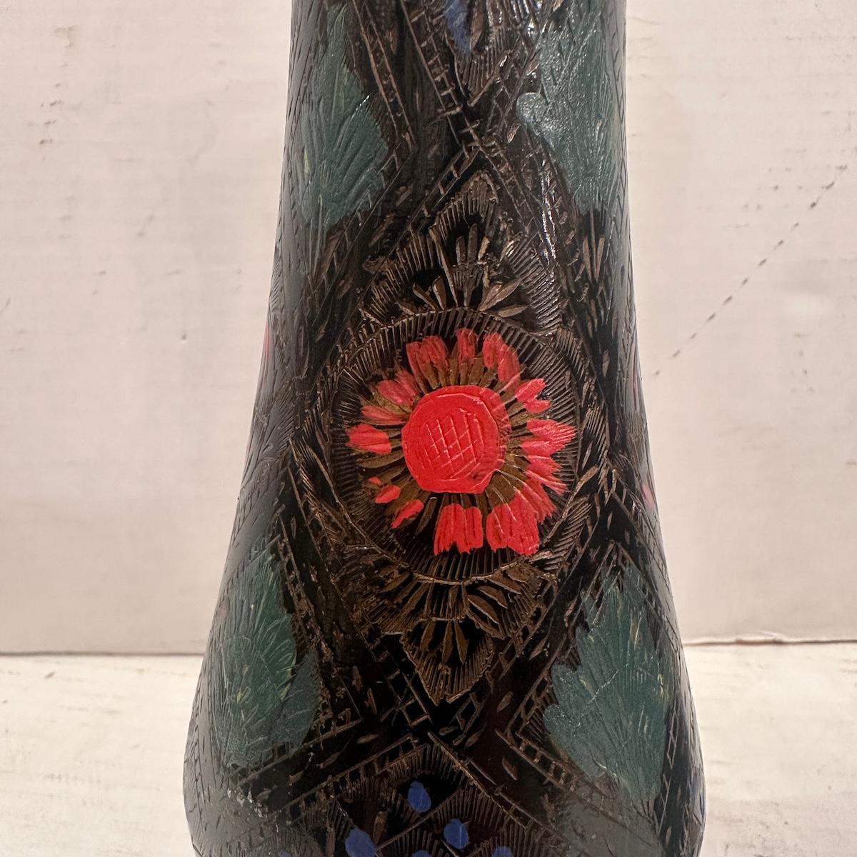 Pair of Brass Vases For Sale 3