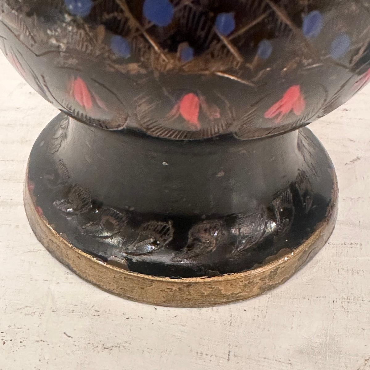 Turkish Pair of Brass Vases For Sale