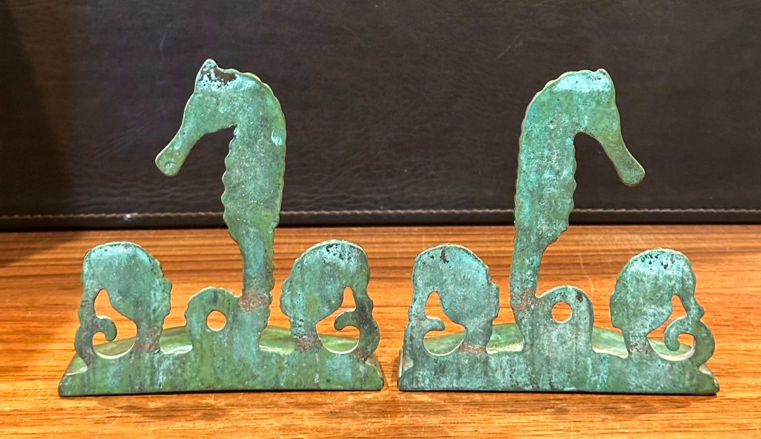 Pair of Brass Verdigris Patina 