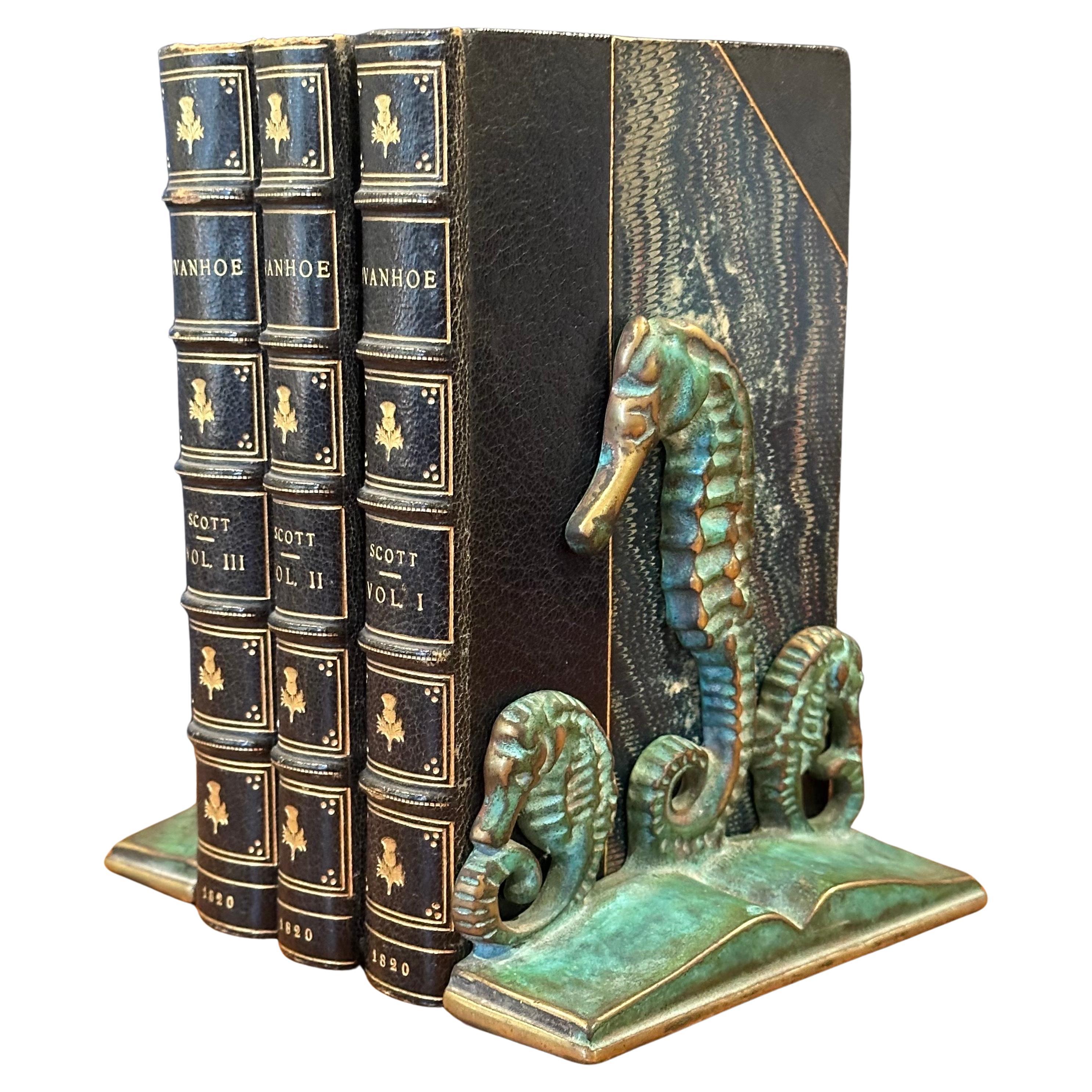 Pair of Brass Verdigris Patina 