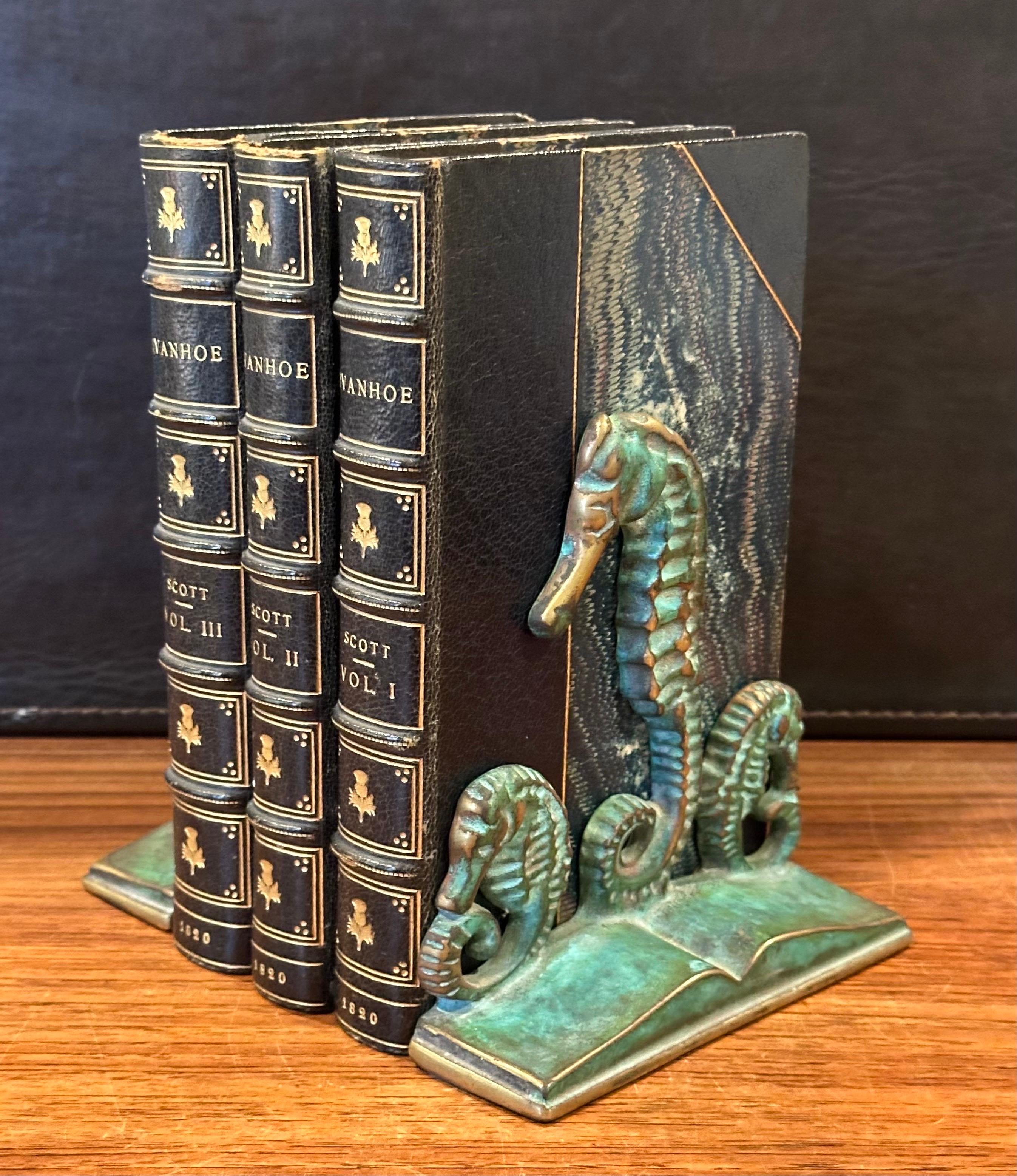 Pair of Brass Verdigris Patina 