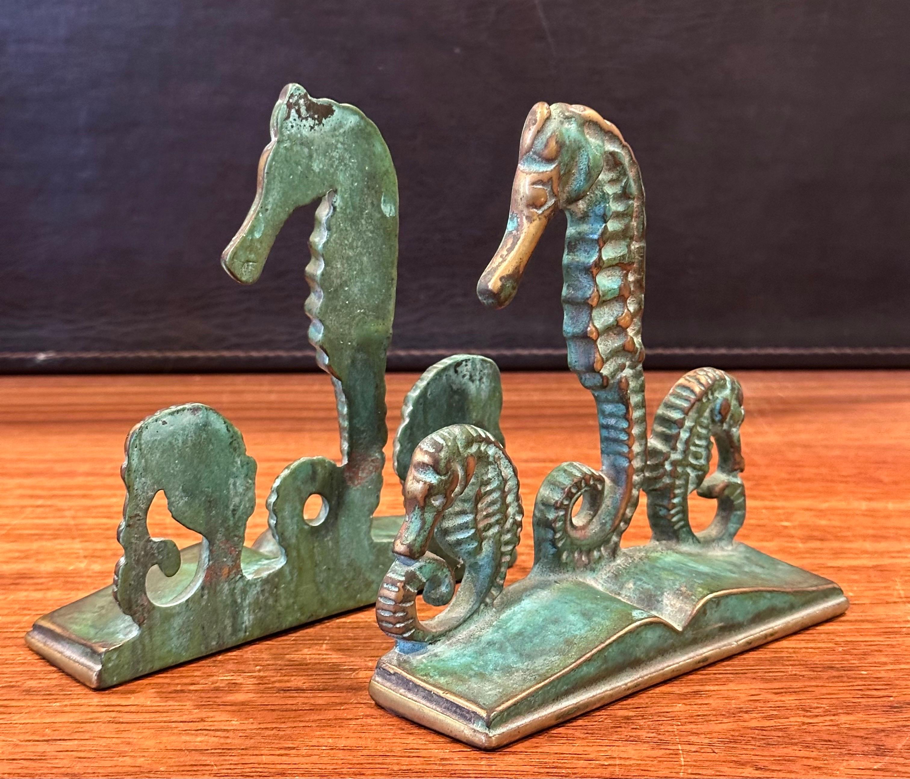 Pair of Brass Verdigris Patina 