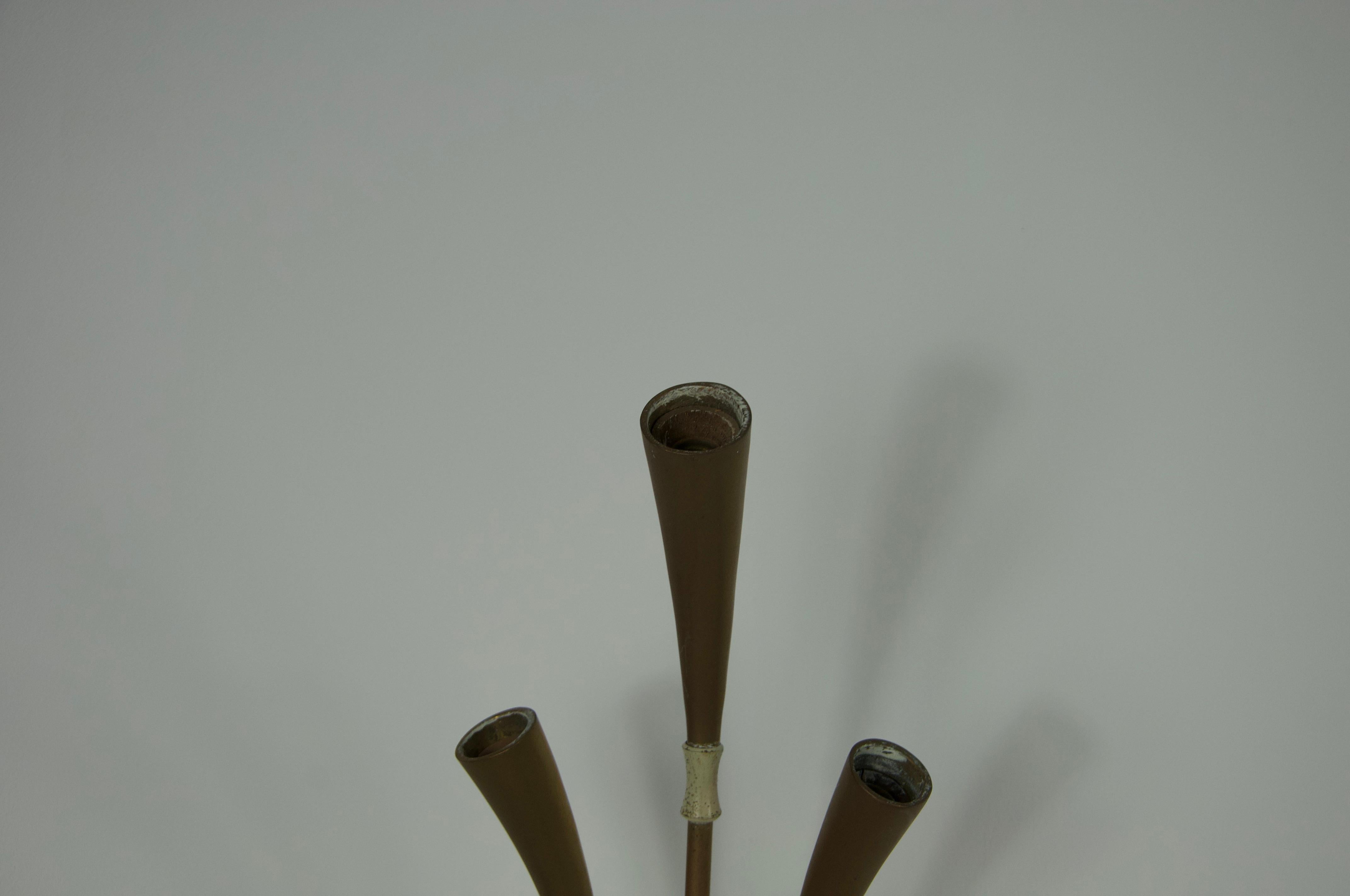 Paire de lampes murales en laiton Oscar Torlasco, Italie, années 1960 en vente 1
