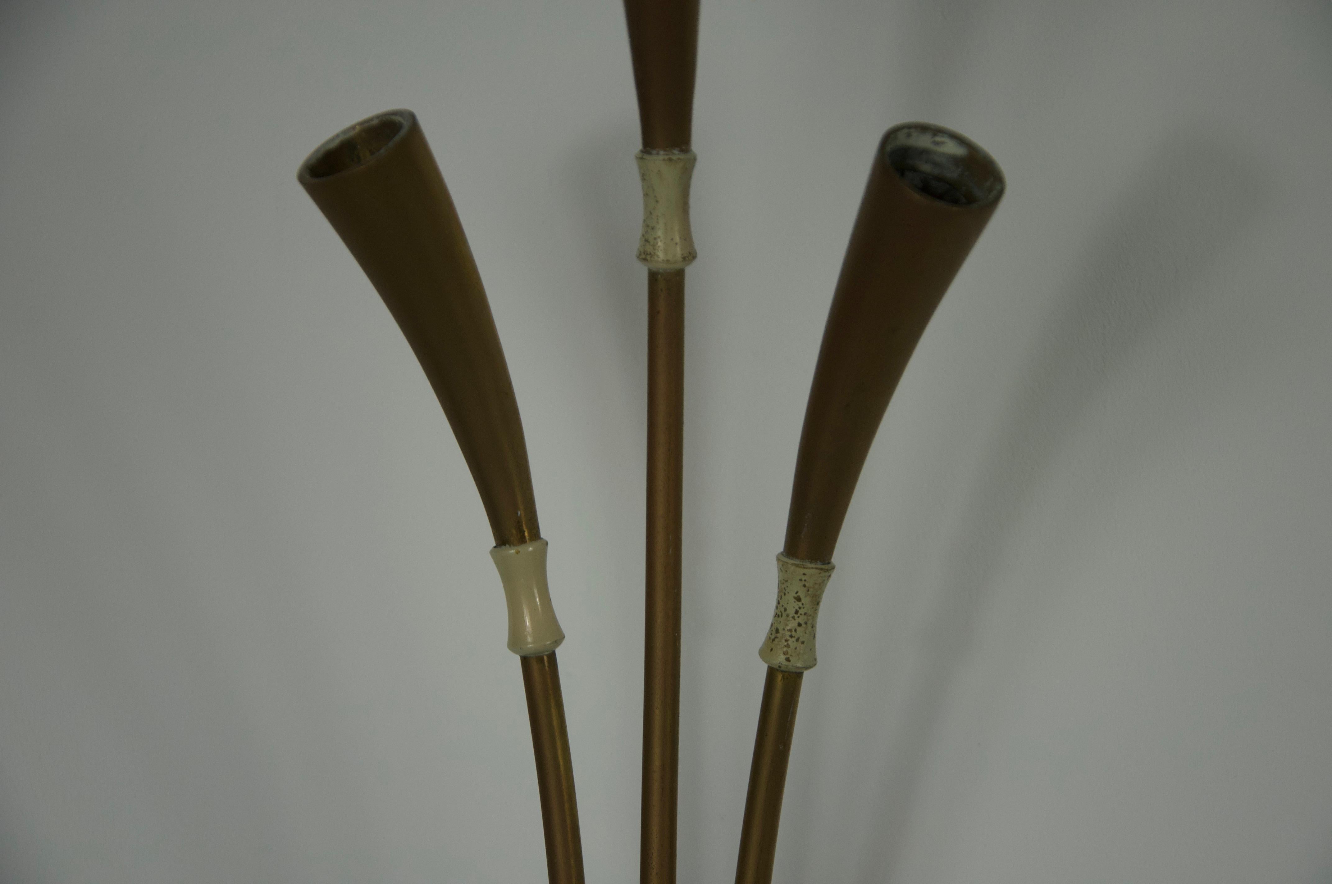 Paire de lampes murales en laiton Oscar Torlasco, Italie, années 1960 en vente 2