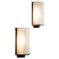 Pair of Brass Wall Sconces Italy. 1950s