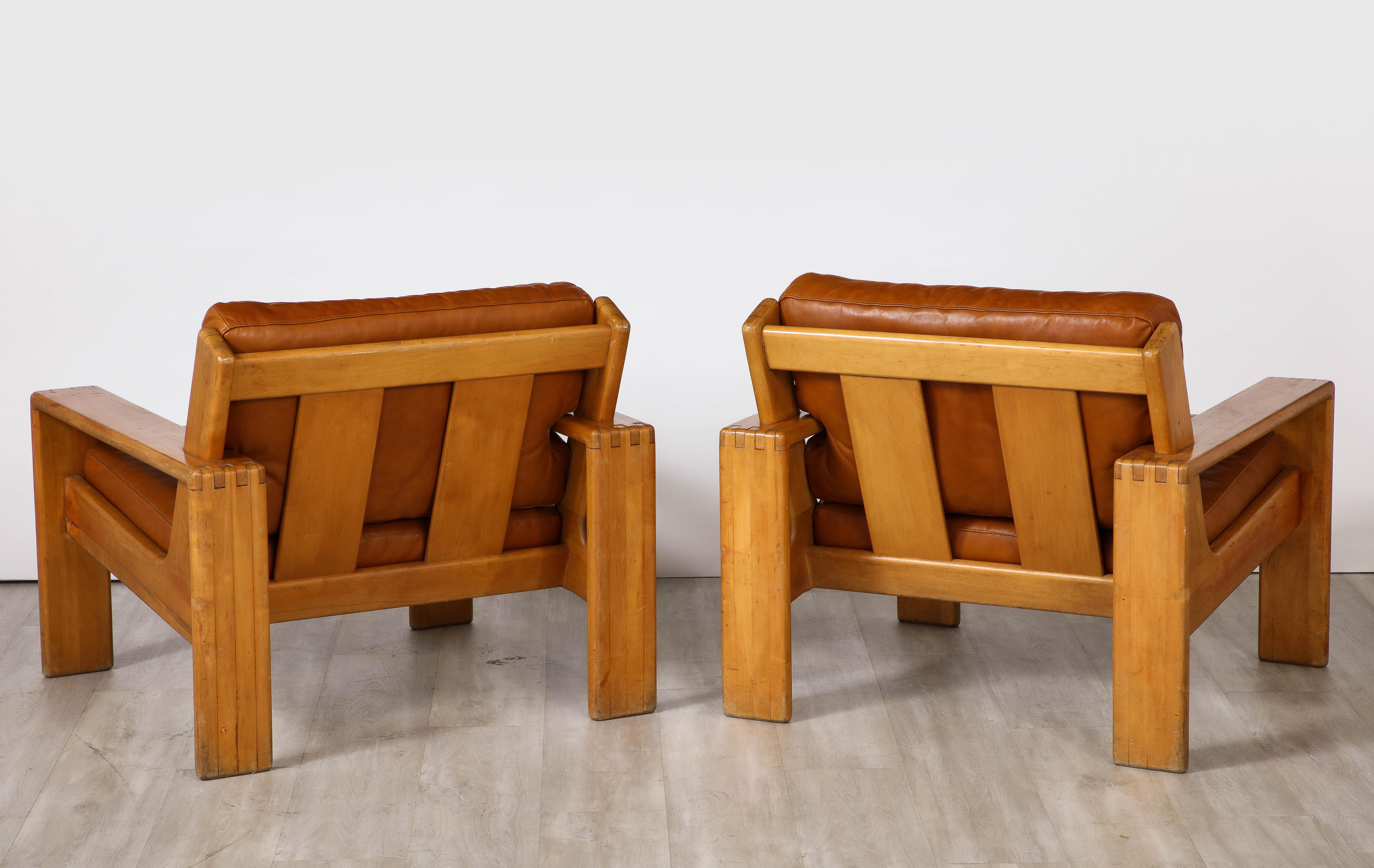 'Bonanza’ Pair of Lounge Chairs,  by Esko Pajamies for Asko, Finland, 1960's 2