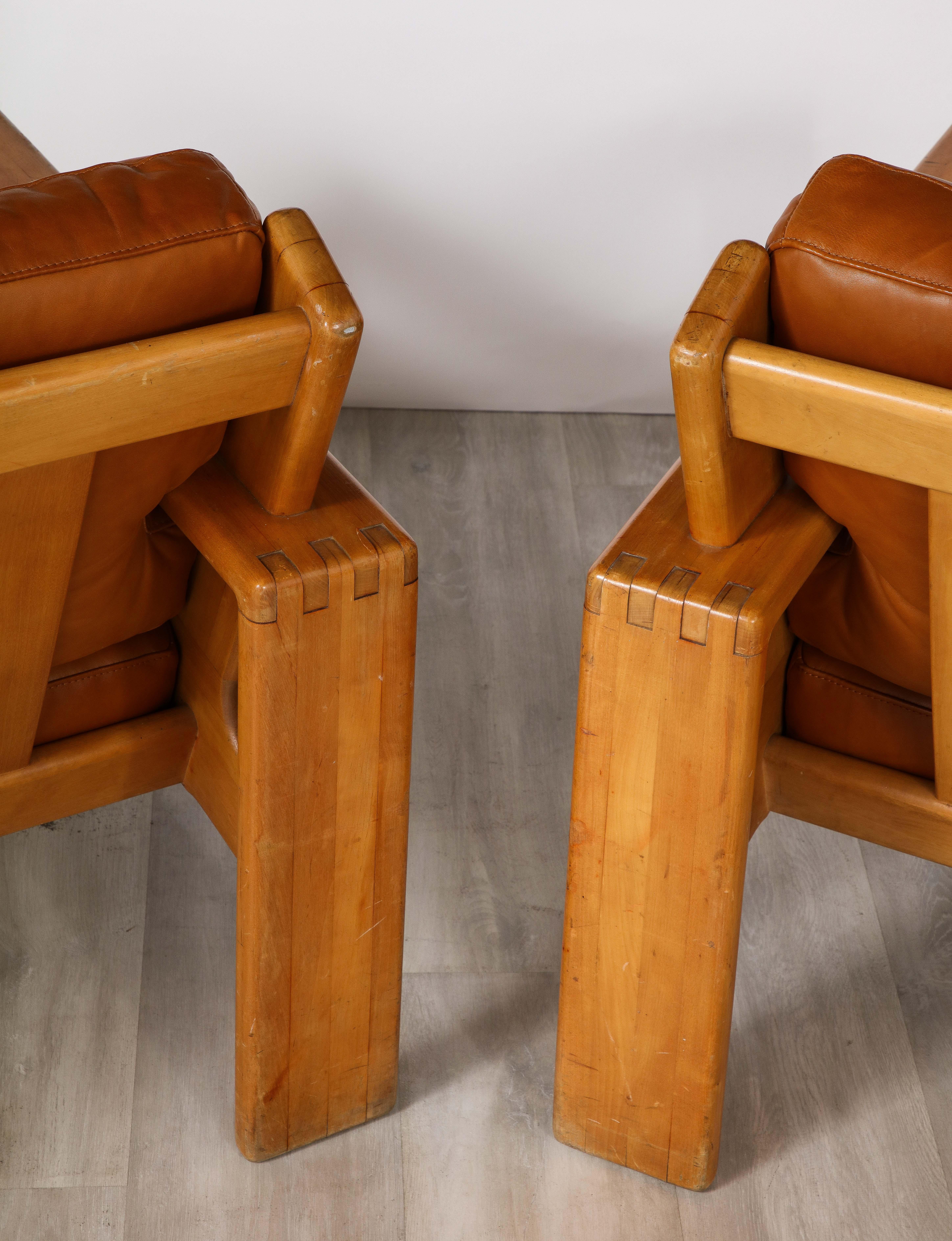 'Bonanza’ Pair of Lounge Chairs,  by Esko Pajamies for Asko, Finland, 1960's 3