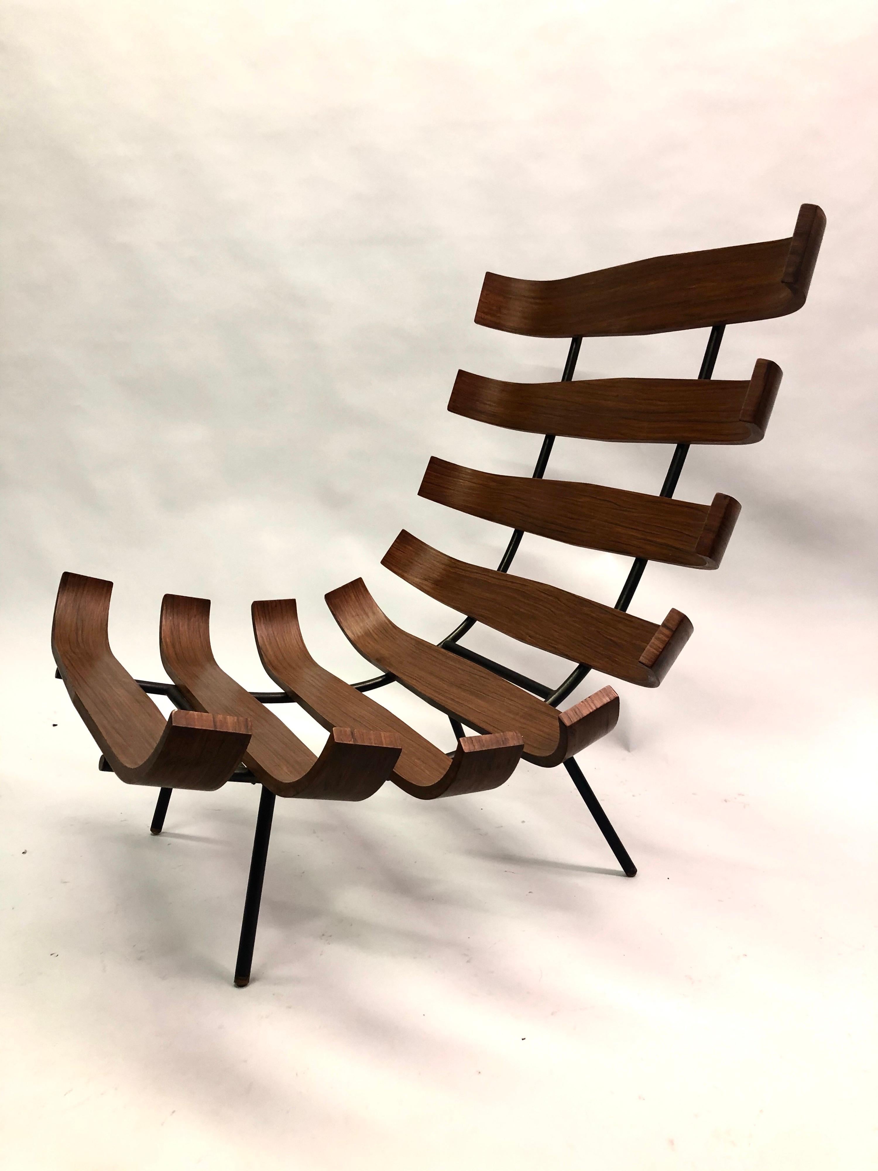Pair of Brazilian 'Costela' Lounge Chairs by Carlo Hauner & Martin Eisler, 1954 4