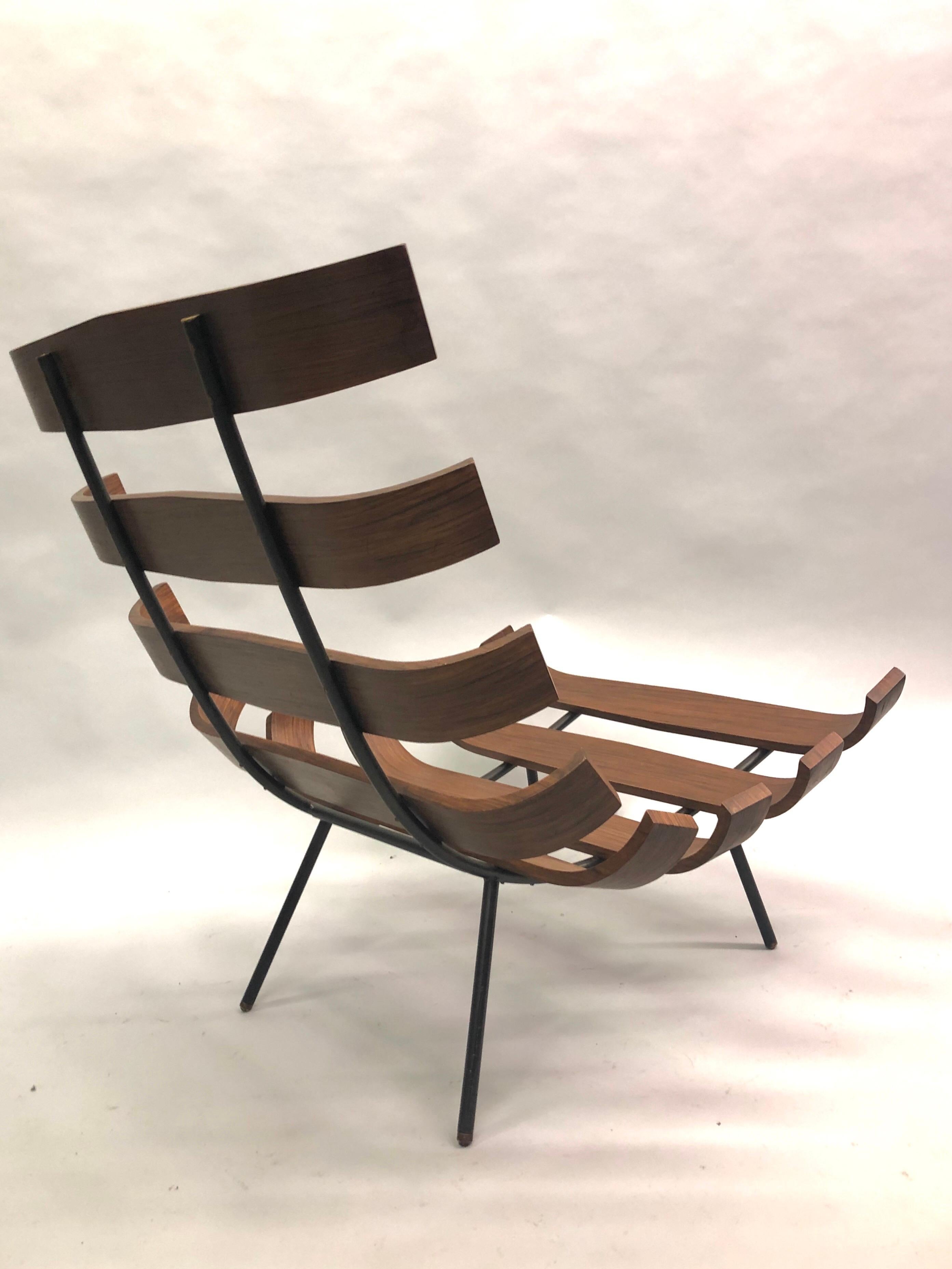 Pair of Brazilian 'Costela' Lounge Chairs by Carlo Hauner & Martin Eisler, 1954 7