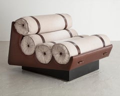 Paire de chaises longues brésiliennes