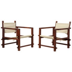 Pair of Brazilian Midcentury Sling Chairs
