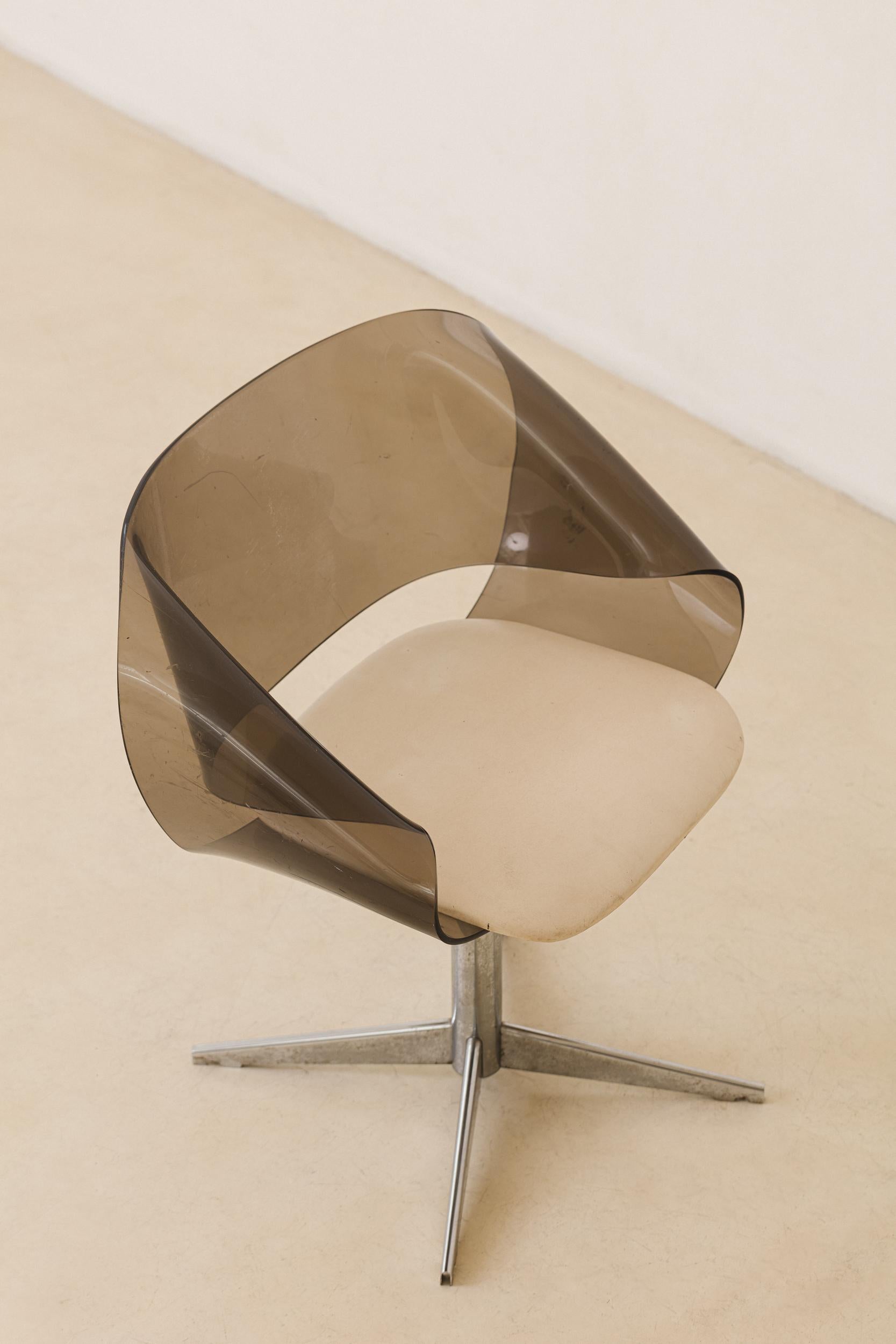 Pair of Brazilian Midcentury Modern Armchairs, Unknown Designer, 1960s For Sale 5