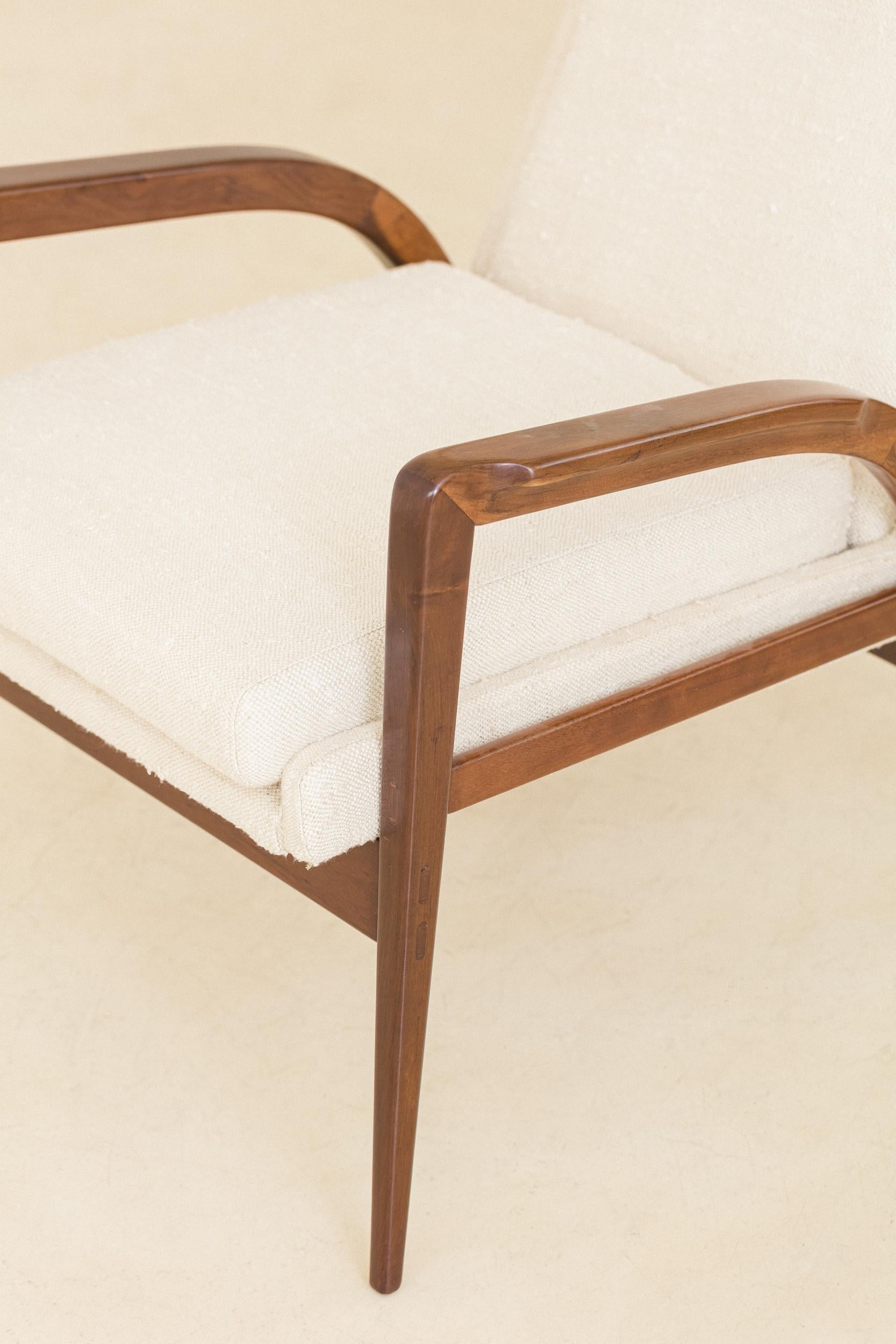 Pair of Brazilian Midcentury Modern Armchairs, Unknown Designer, 1960s For Sale 5