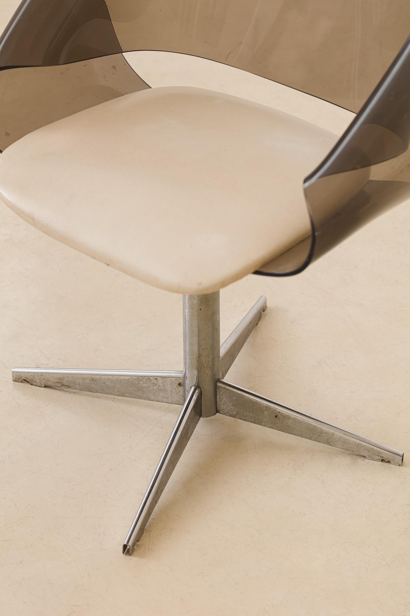 Pair of Brazilian Midcentury Modern Armchairs, Unknown Designer, 1960s For Sale 3