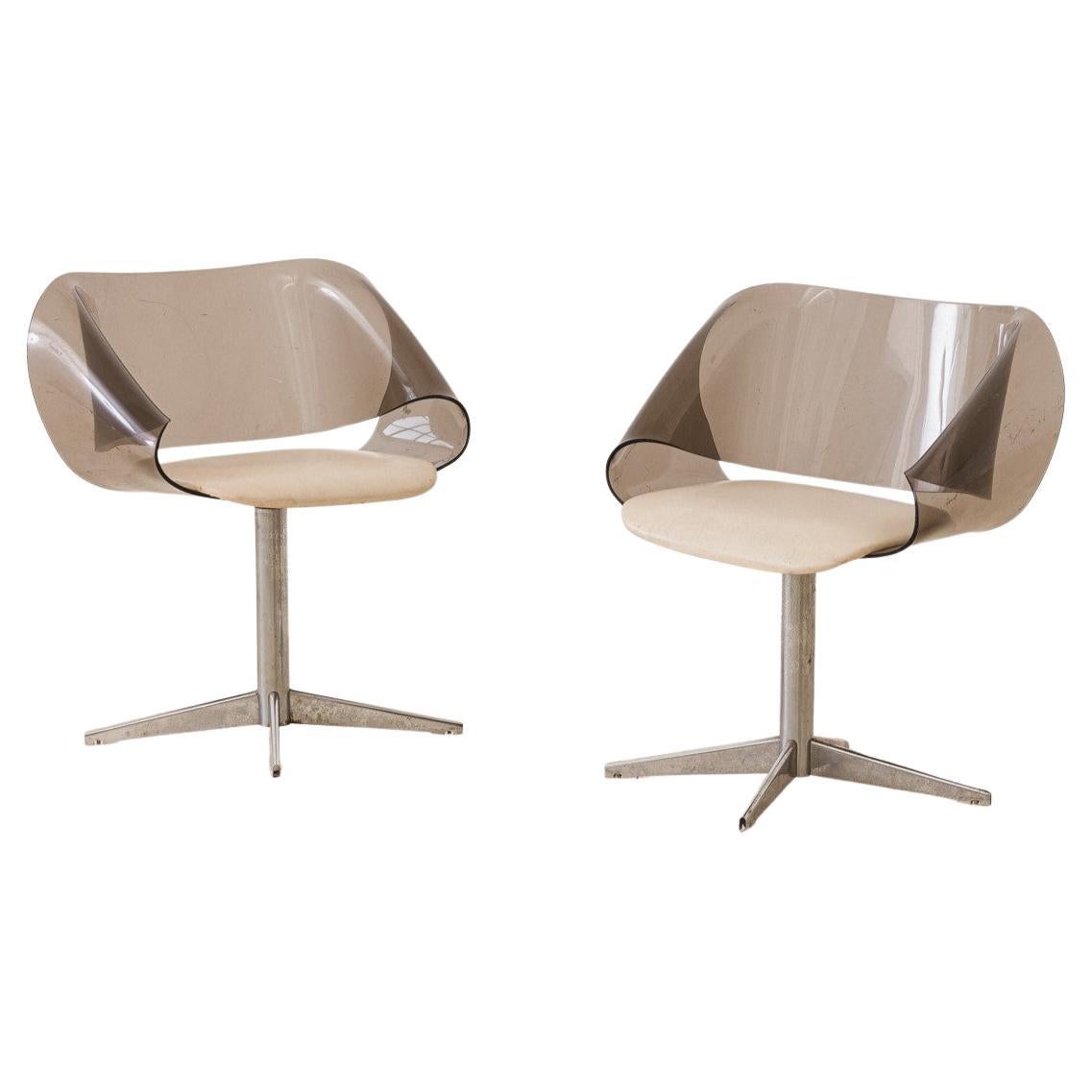 Pair of Brazilian Midcentury Modern Armchairs, Unknown Designer, 1960s
