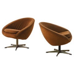 Pair of Brazilian Midcentury Modern Armchairs, Unknown Designer, 1960s
