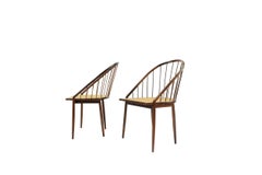 Pair of Curva chair by Joaquim Tenreiro, Mid-Century Modern-Vintage 60'