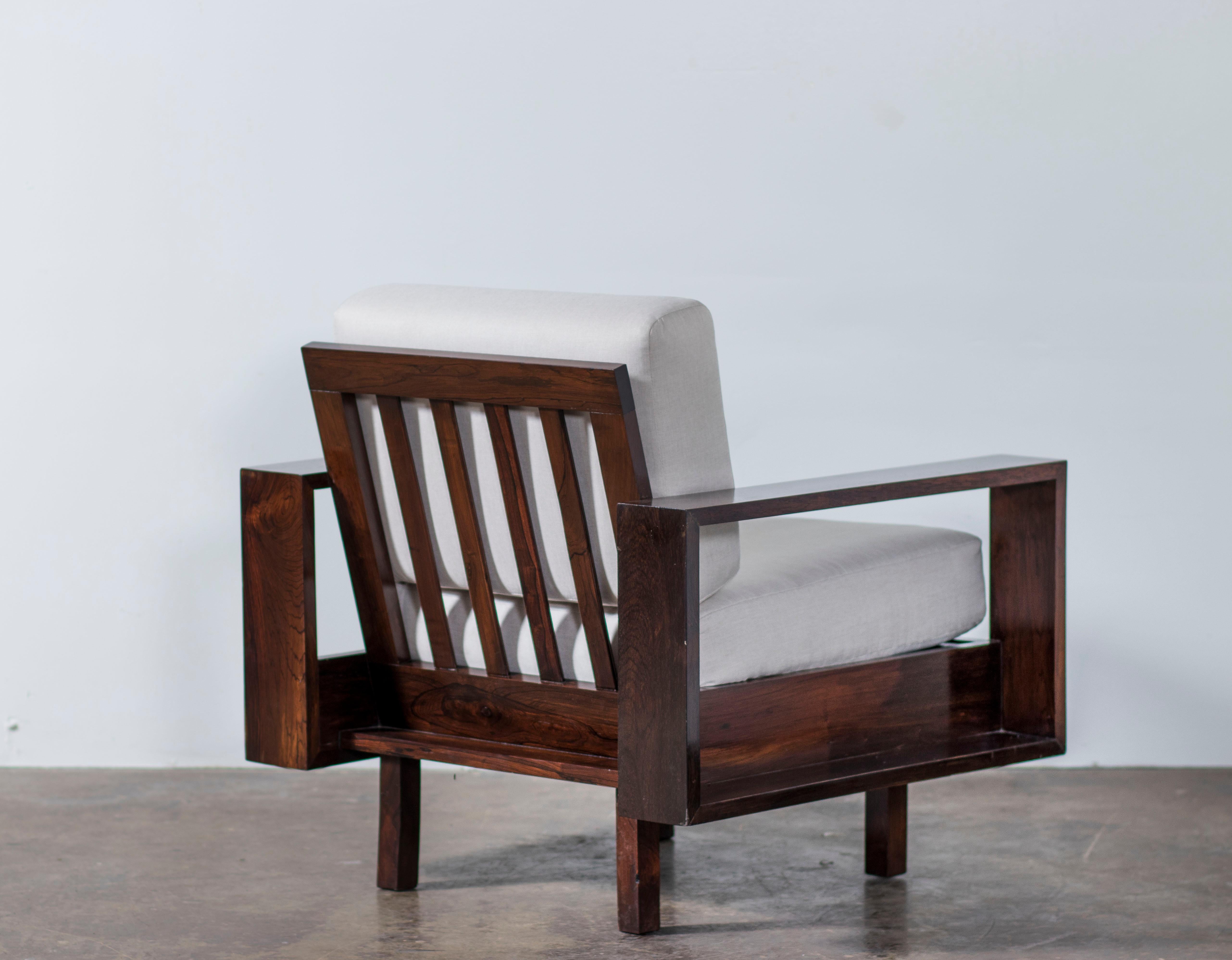 Mid-Century Modern Pair of Brazilian Mid Century Armchair by Celina Decorações, Rosewood, 1960s