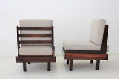 Pair of Brazilian Rosewood Armchair