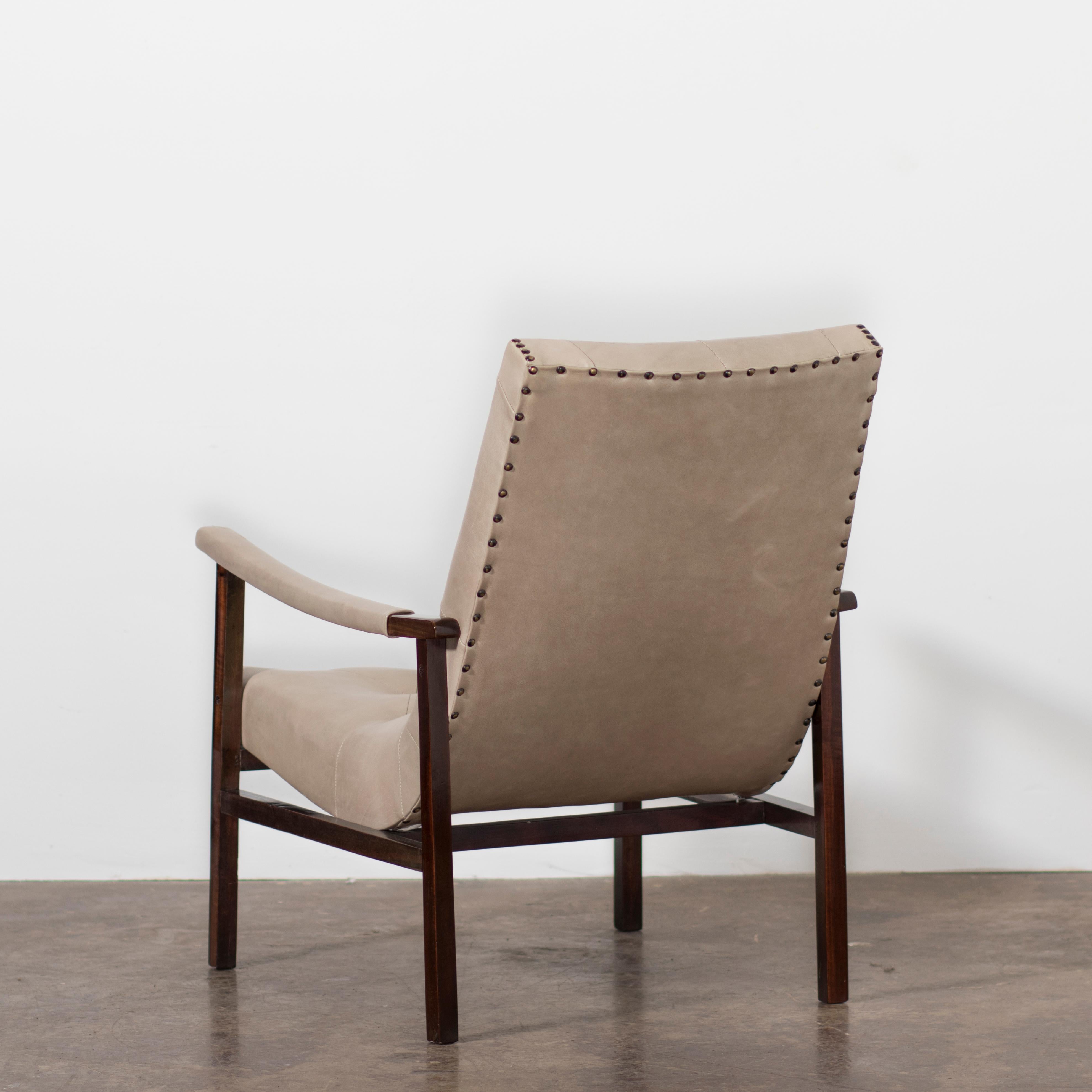 Moderne Sessel aus brasilianischem Palisanderholz von Gelli, ca. 1950er Jahre, Paar (Moderne der Mitte des Jahrhunderts) im Angebot
