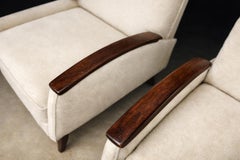 Pair of Brazilian Rosewood Lounge Armchairs by Liceu de Artes e Ofícios, Brazil