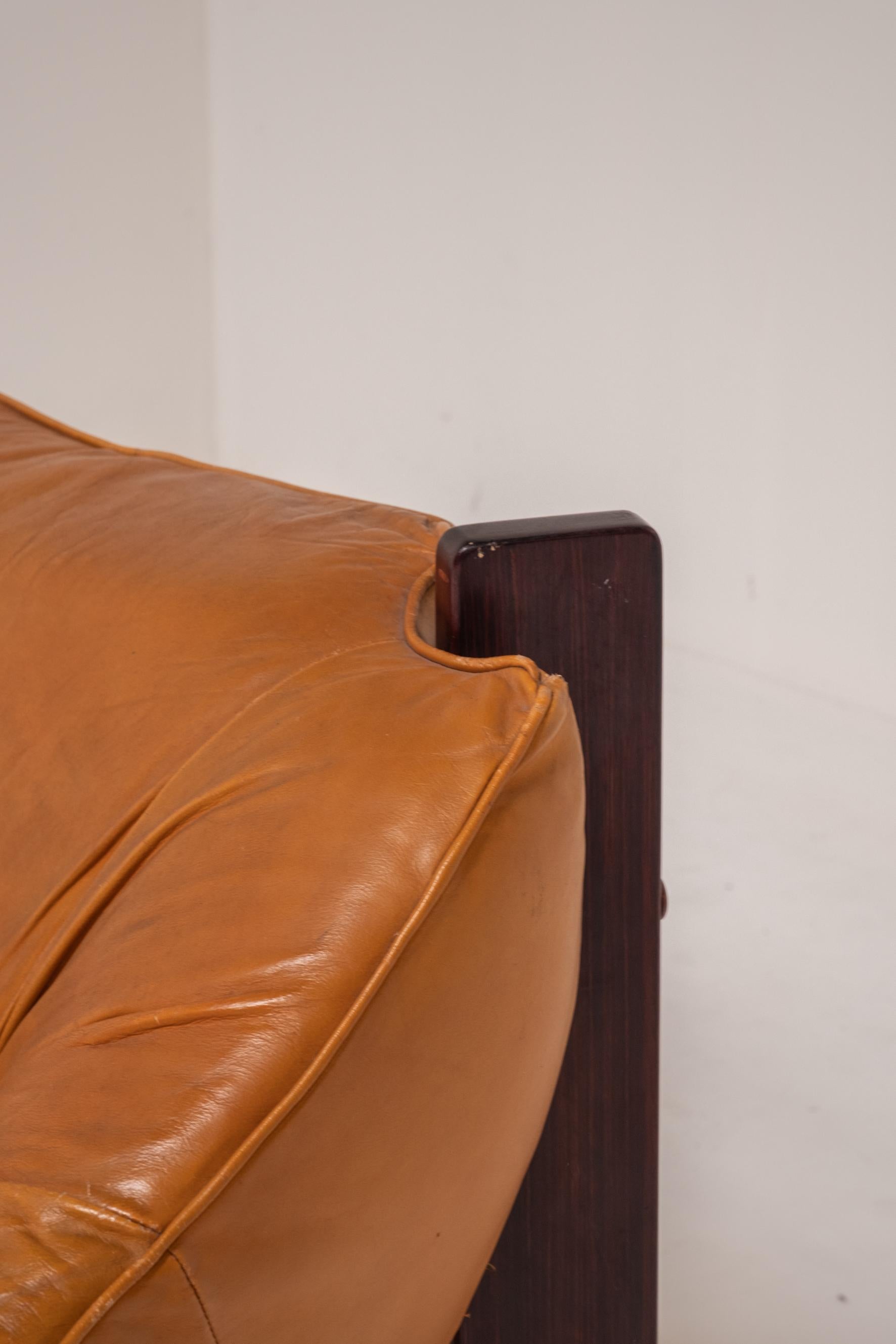 Coppia di sedie da salotto brasiliane vintage di Percival Lafer MP, Brasile, anni '70 in vendita 5