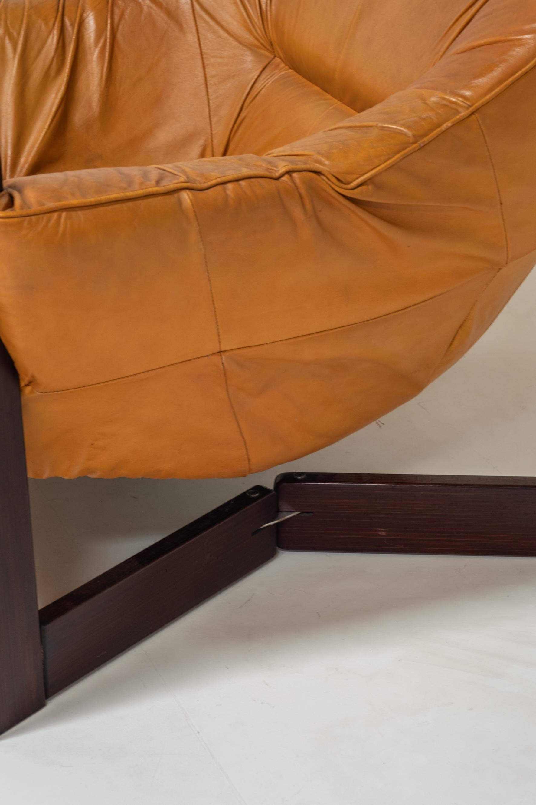 Coppia di sedie da salotto brasiliane vintage di Percival Lafer MP, Brasile, anni '70 in vendita 6