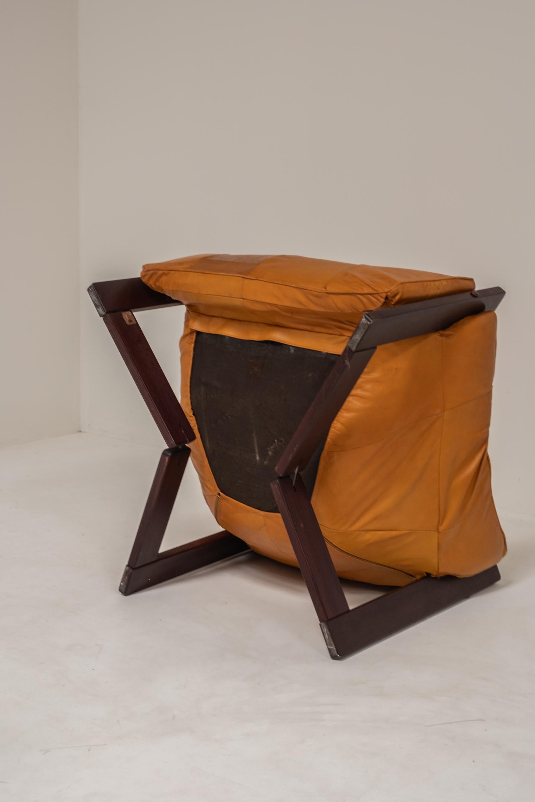 Coppia di sedie da salotto brasiliane vintage di Percival Lafer MP, Brasile, anni '70 in vendita 8