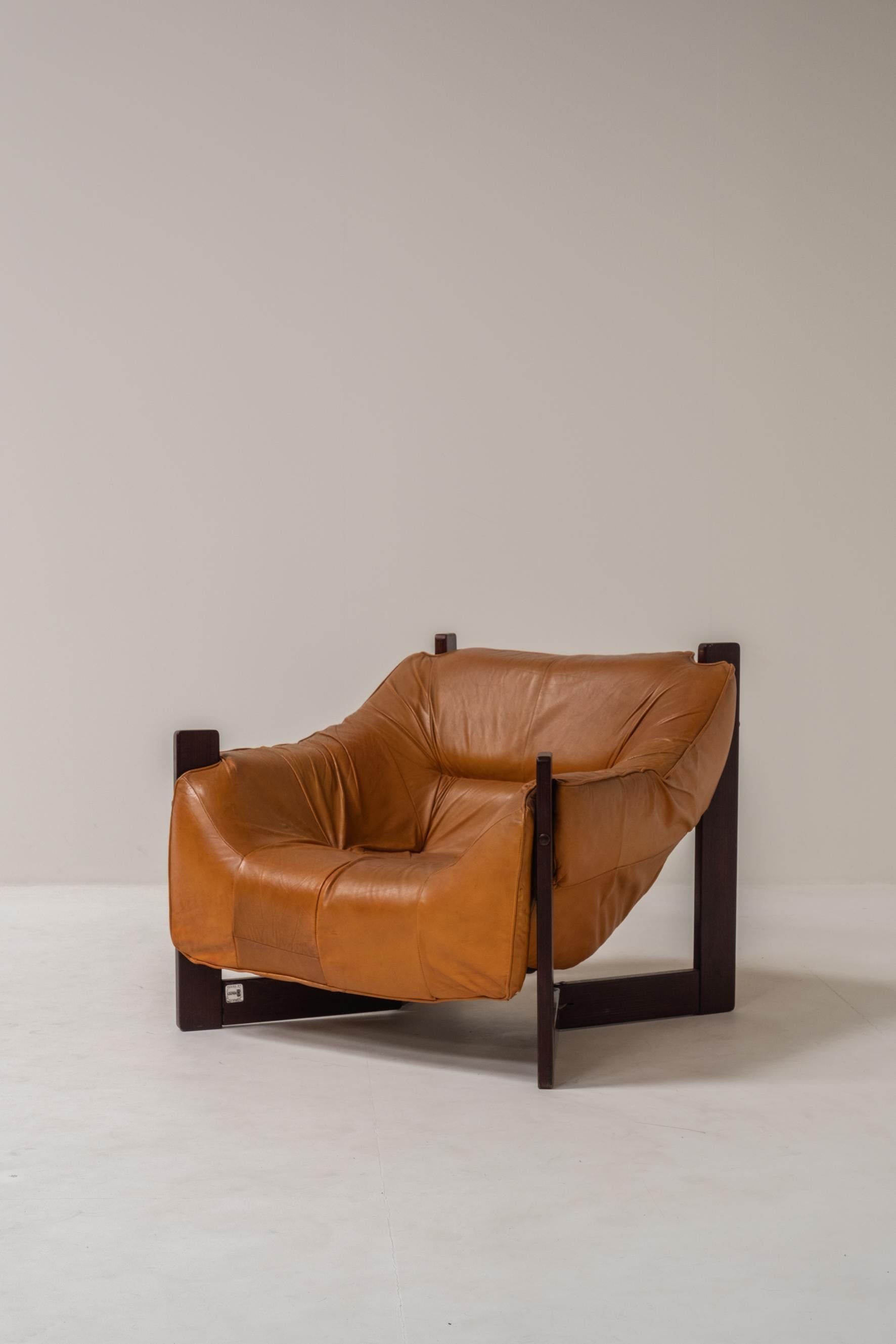 Coppia di sedie da salotto brasiliane vintage di Percival Lafer MP, Brasile, anni '70 In condizioni buone in vendita a Boom, Vlaams Gewest