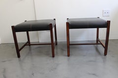 Pair of Brazilian Wooden Stools