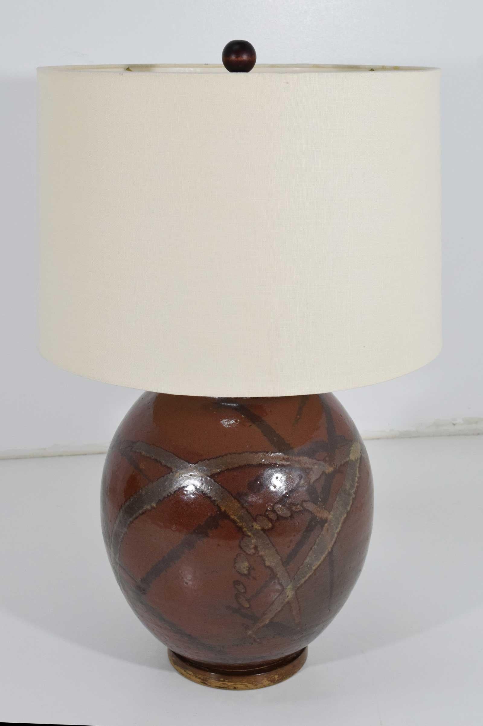 Pair of Brent Bennett Table Lamps 1