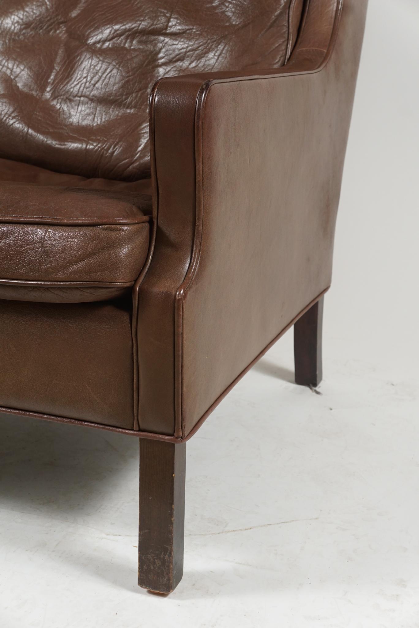 Pair of Børge Møgensen-Style Armchairs 1