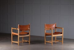 Pair of Børge Mogensen Armchairs Model 3238, 1960s